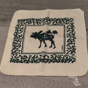 Green Patterned Wash Cloth